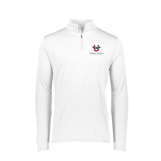 [FTLQFLWH-FAXS-LOGO1] Decker Women's Flex-Lite 1/4 Zip Shirt (Female Adult XS, White, Logo 1)