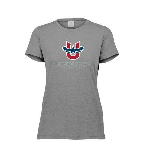 [FTSCUBGY-FAXS-LOGO1] Decker Women's Tri-Blend T-Shirt - Short Sleeve (Female Adult XS, Gray, Logo 1)