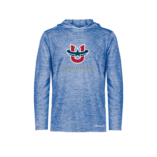 [FOLHCGRY-AS-LOGO1] Decker Men's Charge Hoodie (Adult S, Royal, Logo 1)