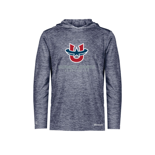 [FOLHCGNV-YS-LOGO1] Decker Youth Charge Hoodie (Youth S, Navy, Logo 1)